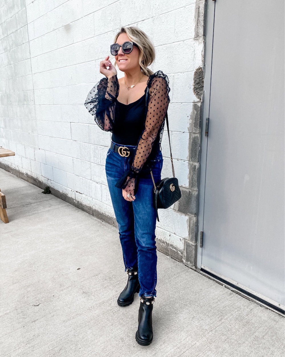 How to style Spanx faux leather leggings for fall - The Samantha Show- A  Cleveland Life + Style Blog