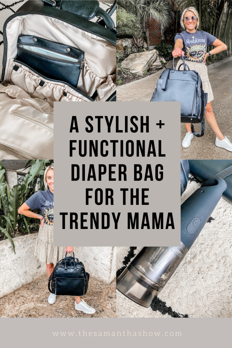 A stylish and functional diaper bag for the trendy mama The Samantha