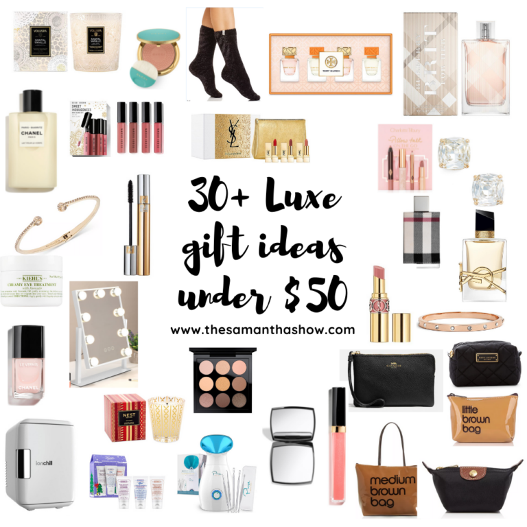 30+ luxe gifts ideas under 50 The Samantha Show A Cleveland Life