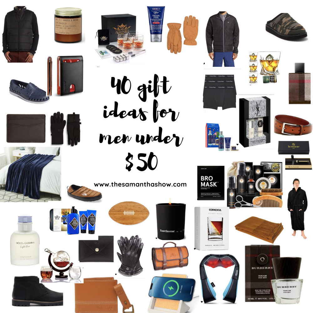 40 gift ideas for men under $50 - The Samantha Show- A Cleveland Life +  Style Blog