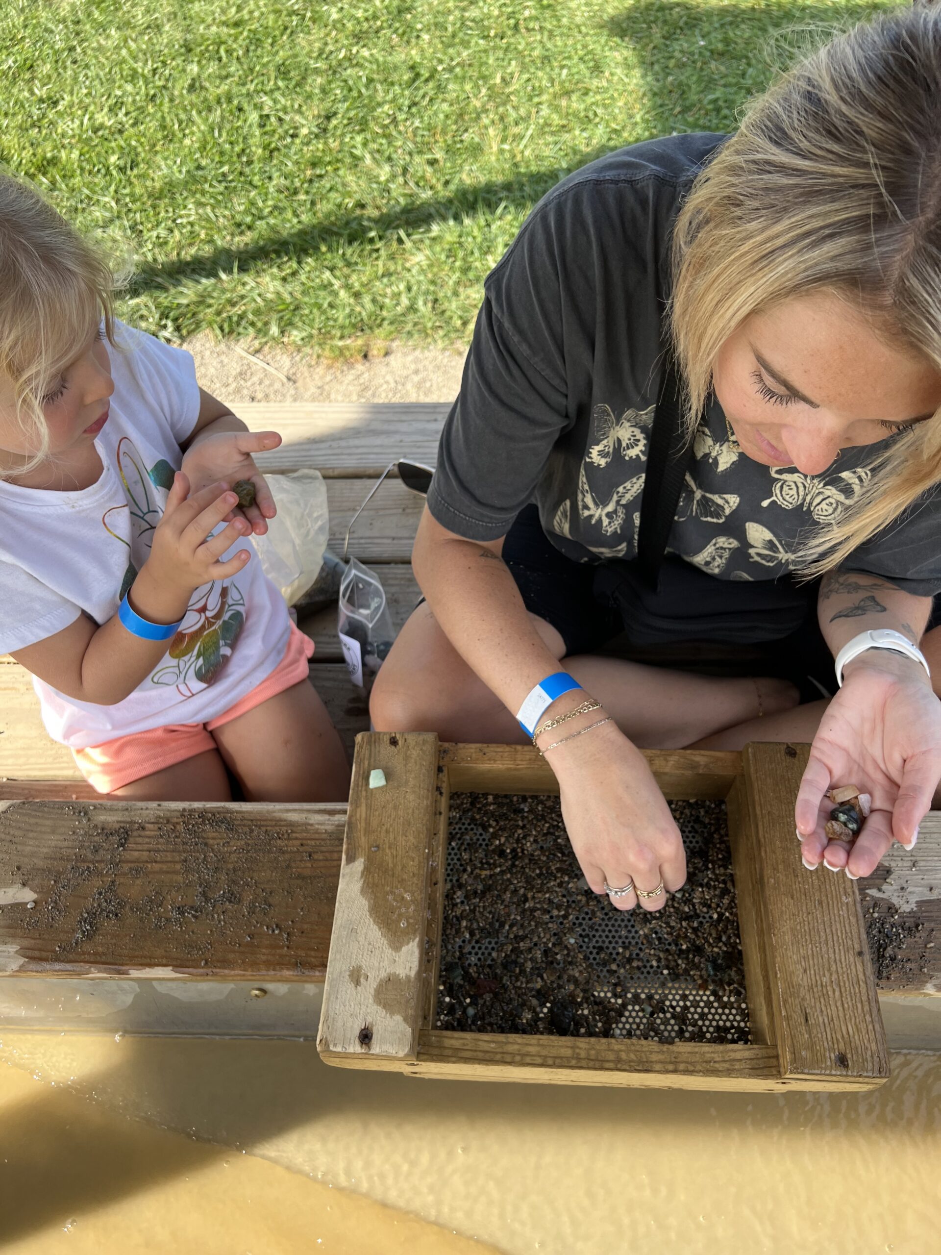 mining for gems at salt fork state park