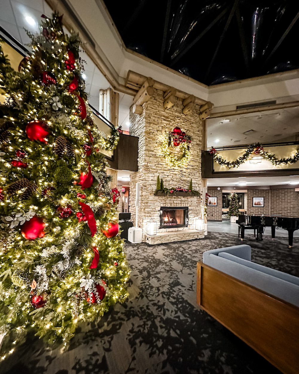 Season of joy celebration at Sawmill Creek resort in Sandusky, Ohio. 